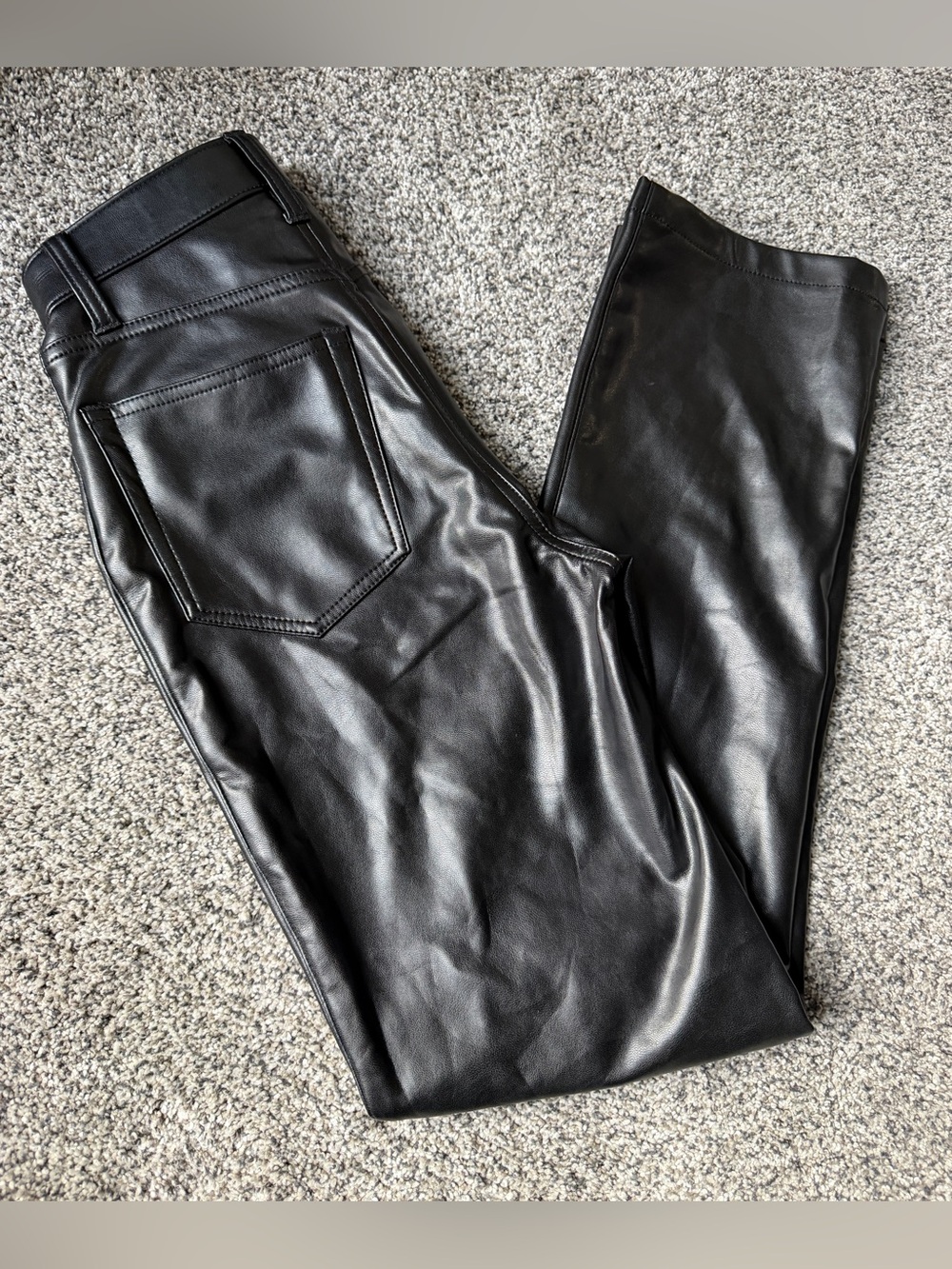 Abercrombie & Fitch Black High-Rise '90s Straight Pants